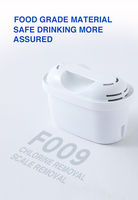 Filter Pengganti ZR-001 untuk Zero Pitcher ZR-004 ZP-006 Karbon Aktif Mengurangi Klorin NSF/ANSI 53 Garansi 1 Tahun Outdoor RV