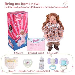 Babeside ตุ๊กตาเด็กแรกเกิดเด็กผู้หญิงวัยหัดเดิน20นิ้ว, ตุ๊กตาทารกเกิดใหม่ - Product Image 6