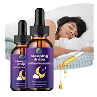 Ausreson OEM Gouttes liquides de mélatonine végétaliennes pour un sommeil profond, supplément à base d'extraits végétaux, aide au sommeil et relaxation pour adultes