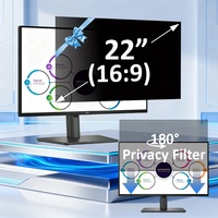 Protection d'écran de confidentialité de haute qualité, filtre anti-espion amovible, filtre anti-reflets pour ordinateur de bureau, filtre de confidentialité pour DELL 22 pouces 16:9