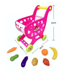 Jinming caddie pour enfants ensemble <span class=keywords><strong>de</strong></span> jouets fruits et <span class=keywords><strong>légumes</strong></span> en plastique <span class=keywords><strong>jouet</strong></span> à provisions maison <span class=keywords><strong>de</strong></span> jeu simulé - Product Image 1