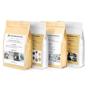Factory wholesale Dehumidifier set Moisture Bag Hanging Dehumidifier Bag Activated Bamboo Charcoal Bag Food Grade Silica Gel
