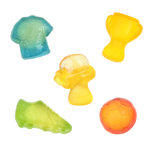 Amos Peelerz Mix di Caramelle Gommose al Gusto di Frutta, Naturalmente Halal, per Feste a Tema Calcio - Product Image 3