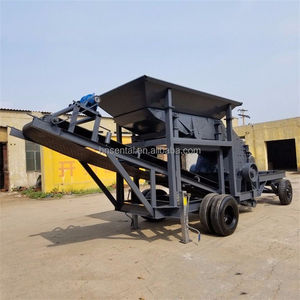 鉱石・選鉱用 ポータブル多機能モバイルジョークラッシャーステーション スクリーン付き 岩石破砕機 - Product Image 3