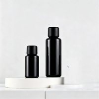 Flacon pulvérisateur compte-gouttes en verre violet UV noir pour huile de parfum, 10 ml, 15 ml, 30 ml, 50 ml, 100 ml