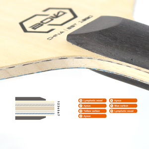 Raquettes <span class=keywords><strong>de</strong></span> <span class=keywords><strong>tennis</strong></span> <span class=keywords><strong>de</strong></span> <span class=keywords><strong>table</strong></span> Boli, nouveau design, forme hexagonale, 7 plis, OEM, carbone, lame <span class=keywords><strong>de</strong></span> <span class=keywords><strong>raquette</strong></span> <span class=keywords><strong>de</strong></span> ping-pong - Product Image 2