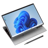 OEM 14" Touchscreen Laptop 4 in 1 Convertible Tablet Notebook Dual M.2 SSD Ordinateur Portable for Digital Nomad Creative Design