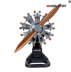 Modelo Anatómico Articulado del Motor de 6 Cilindros en Forma de Estrella y 9 Cilindros de NIKOLATOY, Piot's First Love, para Entrenamiento de Primera Infancia - Product Image 4