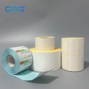 Etiquetas de Transferencia Térmica Premium de Venta Directa de Fábrica, 50*30mm, 40*20mm, 100*150mm, Papel para Impresora de Etiquetas de Envío Térmico con Recubrimiento Superior - Product Image 1