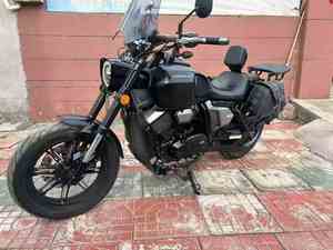 Moto d'occasion <span class=keywords><strong>Longjia</strong></span> V-Ba250 250cc, cruiser à essence, style rétro, fabriquée en Chine, 80 km/h - Product Image 1