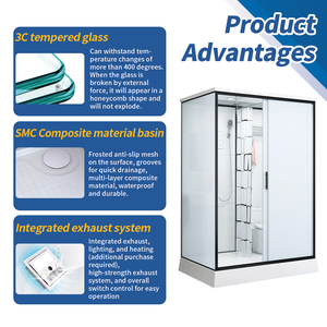 <span class=keywords><strong>Baño</strong></span> Modular <span class=keywords><strong>Prefabricado</strong></span> para Uso en Interiores (Incluye Inodoro), con Ventilación y Separación de Zonas Secas y Húmedas, en Oferta - Product Image 4