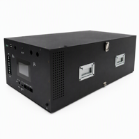 Boîtier de batterie LiFePO4 DIY ShanKi V6 280Ah/314Ah vide avec kit 48V 16S, BMS, écran LCD et chauffage pour système de stockage solaire