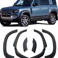 Extensions de passages de roues larges pour Land Rover Defender 110 L663, Noir brillant, Accessoires de modification