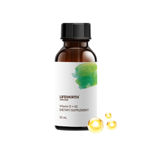 LIFEWORTH Vitamine <span class=keywords><strong>D3</strong></span> K2 Liposomale Liquide en Gouttes 5000 UI Soutient l'Immunité et les Os pour Hommes et Femmes - Product Image 1