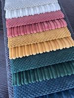 100% Polyester velours tissu canapé maison textile matériel tissu pour la décoration de la maison