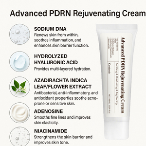 Crème <span class=keywords><strong>Visage</strong></span> PDRN Niacinamide Fournisseur Coréen Faible MOQ Crème Hydratante Multifonctionnelle Anti-Âge pour Peaux Mixtes - Product Image 5