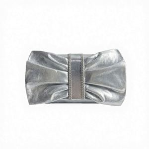 Hotselling Trendy New Dumplingshaped Doublesided Handheld Bag with Large and Small <b>Square</b> Diamonds for Parties - Product Image 2