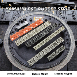 Bande de contact en caoutchouc conducteur en silicone pour clavier de piano électronique Yamaha PSR pour appareils électroménagers - Product Image 2