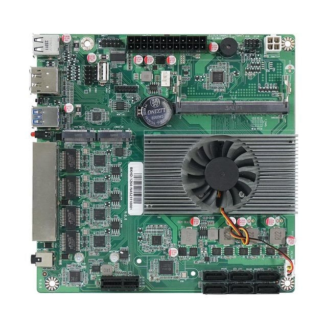Mainboard Board Nano I226 6 Sata Firewall Alder Lake Intel I3 N305 12th Generation I3-N305 N100 Industrial NAS Motherboard 6-Bay