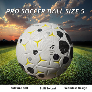 Balón de Fútbol Profesional de Talla 5 Oficial, Personalizado, de Material PU, Termosellado, para Entrenamiento en Interiores/Exteriores - Product Image 2