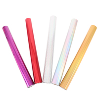 Feuille de marquage à chaud PET générique HDFOIL, fabricant chinois, rouleau de feuille de marquage dorée, largeur personnalisable (640mm/700mm) pour plastique