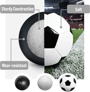 Soccer <b>Training</b> <b>Balls</b> for Kids Youth Adults-Bulk Purchase of 3/4/5 Sizes Pump Needle Large Favorably for General Common <b>Training</b> - Product Image 5