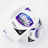Etiqueta Adhesiva Personalizada en Rollo, Vinilo Brillante con Logotipo Impreso, Etiquetas Impermeables para Productos Cosméticos, Etiqueta para Botellas