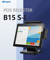 Robusto Terminal POS De pantalla táctil De 15 pulgadas Kassensysteme Caja Registradora para Windows 10/Android 9 Point De Vente Sistema POS