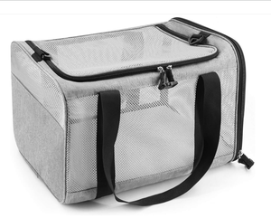 Yüksek Kaliteli Lüks Oxford Katlanabilir Evcil Hayvan Taşıyıcısı Büyük Kapasiteli Yumuşak Kenarlı Seyahat Çantası Köpek ve Kedi için Taşınabilir Havayolu Onaylı - Product Image 4