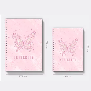 Nettes Schmetterlings-Design Dickes gefüttertes Tagebuch Journal Schulmädchen-Spiral-Notizbuch - Product Image 6