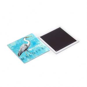 High Quality Custom Printed Tin <b>Plate</b> <b>Magnetic</b> Interesting Maldives Amsterdam Fridge Magnet - Product Image 5