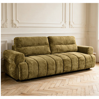 Canapé convertible en velours Tianhang, trois places, design européen, avec rangement, confortable, meubles de salon
