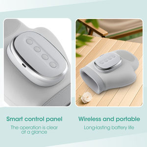 Alat pijat tangan elektrik nirkabel 3D, alat pijat jari panas kompresi disesuaikan - Product Image 6