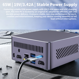 Mini PC DIXIANG Ryzen 5 <span class=keywords><strong>5500U</strong></span> 8 Go de RAM DDR4 512 Go SSD Carte graphique <span class=keywords><strong>Vega</strong></span> <span class=keywords><strong>7</strong></span> Nouveau Win11 WiFi CN Ordinateur de bureau pour usage professionnel et gaming - Product Image 4
