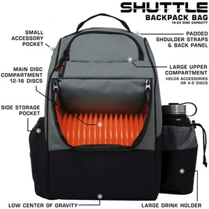 Mochila deportiva de muestra gratuita para disc golf, mochila tipo duffel - Product Image 4