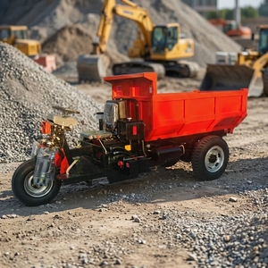 Tricycle à transmission par arbre de transmission tout acier, châssis renforcé, 2 tonnes, pour le transport de pierres et de briques en construction - Product Image 4