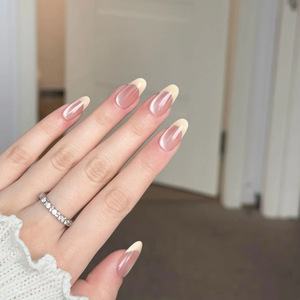 <span class=keywords><strong>Faux</strong></span> ongles français roses faits à la main longs ongles artificiels en acrylique ABS à presser <span class=keywords><strong>prix</strong></span> de gros application de doigt - Product Image 5