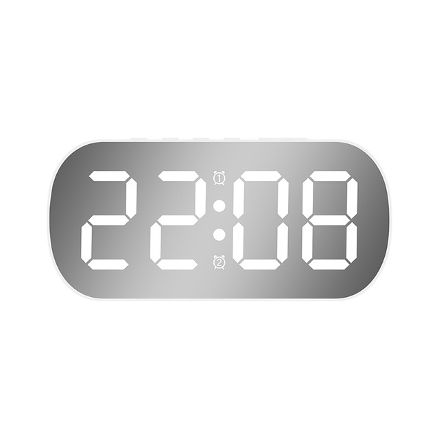 Electronic Display Wholesale Digital Desktop Table Clock Small  Children Mirror Alarm Clock Reloj LED Digital Desk Clock
