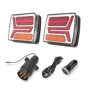 Combinaison de <span class=keywords><strong>feux</strong></span> <span class=keywords><strong>arrière</strong></span> à LED pour camion et <span class=keywords><strong>remorque</strong></span> Base magnétique de chargement <span class=keywords><strong>sans</strong></span> <span class=keywords><strong>fil</strong></span> <span class=keywords><strong>Feux</strong></span> <span class=keywords><strong>arrière</strong></span> à LED multifonctions - Product Image 1