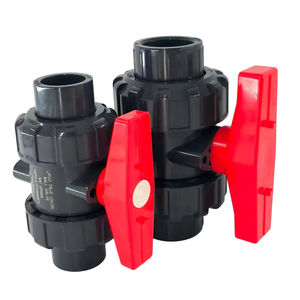 Tuyaux en PVC SCH80 Chinois Incroyables - <span class=keywords><strong>Vannes</strong></span> à Double Union - Raccords en Plastique Industriels Norme ANSI - Product Image 1