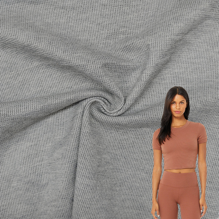 Быстросохнущая трикотажная хлопчатобумажная сетчатая ткань 225GSM, дышащая сетчатая ткань из полиэстера для одежды/