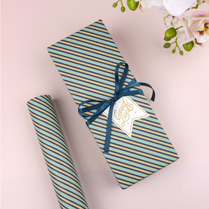 Wholesale High Quality Birthday <b>Tissue</b> Rolls Reorganized Plaid Packaging <b>Wrapping</b> <b>Paper</b> Roll Uperior Craftsmanship - Product Image 4
