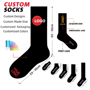 Custom Sports <b>Socks</b> – Design Size Color With Logo, Custom Running <b>Socks</b> Cotton Anti Slip <b>Socks</b> for Men Women - Product Image 3