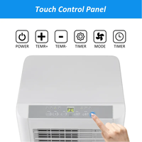 Nouveau design 2026 – Climatiseur portable électrique mini en plastique 9000 BTU avec refroidissement rapide et Wi-Fi pour usage domestique et hôtelier