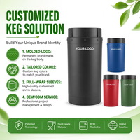 Draft Beer Keg 20l, Beer Keg Plastik, Beer Keg 30l, Beer Keg Mini, Supplier Beer Keg, Jejak Karbon Rendah, Hemat Biaya 60%