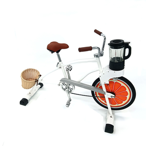 Exi thương mại Máy ép trái cây máy xay sinh tố máy xe đạp cô gái Kid White & Blue Cruiser Smoothie Xe đạp cho trẻ em - Product Image 6