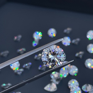 Diamants de laboratoire cultivés synthétiques, taille ronde HPHT, 0,3 ct, 0,5 ct, 1 ct, couleurs D E, pureté VS1 VVS2, certifiés IGI, perçés au laser, vente en gros - Product Image 4