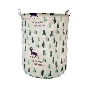 Panier à linge pliable pour vêtements sales, organisateur de jouets, logo animal du zodiaque, lettres, petite, moyenne, grande capacité, paniers à linge en vente - Product Image 2