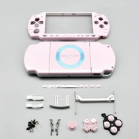 Casing Konsol Game untuk PSP1000/2000/3000, Suku Cadang Pengganti, Casing Plastik ABS Full Housing dengan Garansi 1 Tahun