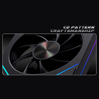 Lovingcool usine ARGB vente chaude PWM CPU refroidissement contrôle de température intelligent boîtier d'ordinateur processeur boîtier ventilateur